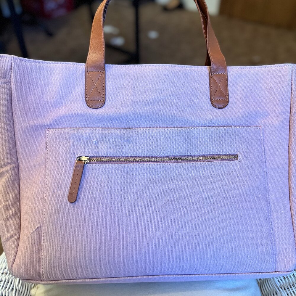 Erin Condren Canvas Pink Work Bag